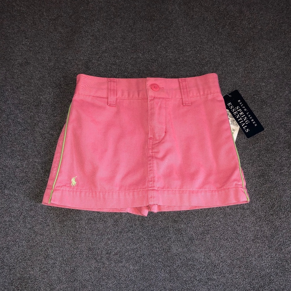 Ralph Lauren Skirt/Shorts Skort Pink Girls 4 NWT